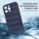 For iPhone 14 Magic Shield TPU + Flannel Phone Case (White)
