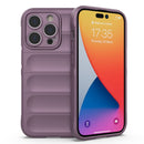 Magic Shield TPU + Flannel Phone Case For iPhone 14 Pro(Purple)