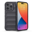 Magic Shield TPU + Flannel Phone Case For iPhone 14 Pro(Dark Grey)