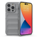 Magic Shield TPU + Flannel Phone Case For iPhone 14 Pro(Grey)