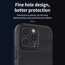 Magic Shield TPU + Flannel Phone Case For iPhone 14 Pro(Light Blue)