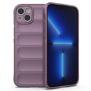 Magic Shield TPU + Flannel Phone Case For iPhone 14 Max(Purple)