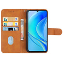 For Huawei nova Y70 Leather Phone Case(Brown)