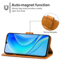 For Huawei nova Y70 Leather Phone Case(Brown)