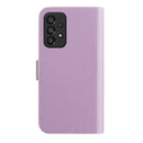 For Samsung Galaxy A73 Candy Color Litchi Texture Leather Phone Case(Light Purple)