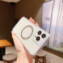 Frosted PC Magsafe Phone Case For iPhone 11(Transparent White)
