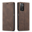 For Xiaomi Redmi Note 11 4G/Note 11S Global CaseMe 013 Multifunctional Horizontal Flip Leather Phone Case(Coffee)