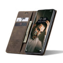For Xiaomi 12 Pro CaseMe 013 Multifunctional Horizontal Flip Leather Phone Case(Coffee)