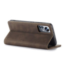 For Xiaomi 12 Pro CaseMe 013 Multifunctional Horizontal Flip Leather Phone Case(Coffee)