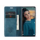 For Xiaomi 12 Pro CaseMe 013 Multifunctional Horizontal Flip Leather Phone Case(Blue)
