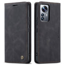 For Xiaomi 12 Pro CaseMe 013 Multifunctional Horizontal Flip Leather Phone Case(Black)