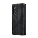 For Samsung Galaxy Z Fold3 5G CaseMe C30 Multifunctional Phone Leather Phone Case(Black)