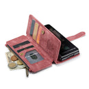For Samsung Galaxy Z Fold3 5G CaseMe C30 Multifunctional Phone Leather Phone Case(Red)