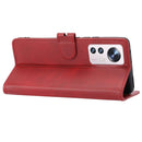 For Xiaomi 12 Pro Embossed Happy Cat Pattern Leather Phone Case(Red)