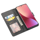 For Xiaomi 12 Pro Embossed Happy Cat Pattern Leather Phone Case(Black)