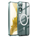 For Samsung Galaxy S22 Frosted Metal Phone Case(Green)