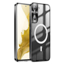 For Samsung Galaxy S22 Frosted Metal Phone Case(Black)