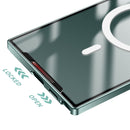 For Samsung Galaxy S22 Frosted Metal Phone Case(Blue)