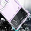For Samsung Galaxy Z Flip4 5G PC PVC Ring Phone Case(Orange)
