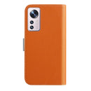 For Xiaomi 12 Candy Color Litchi Texture Leather Phone Case(Orange)