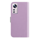 For Xiaomi 12 Pro Candy Color Litchi Texture Leather Phone Case(Light Purple)