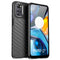 For Motorola Moto E32s Thunderbolt Shockproof TPU Protective Soft Phone Case(Black)