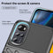 For Motorola Moto E32s Thunderbolt Shockproof TPU Protective Soft Phone Case(Black)