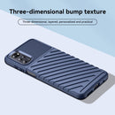 For Motorola Moto E32s Thunderbolt Shockproof TPU Protective Soft Phone Case(Blue)