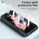 For Samsung Galaxy Z Fold3 5G Retractable Hinge TPU + PC Phone Case with Protective Film(Black)