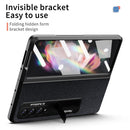 For Samsung Galaxy Z Fold3 5G Retractable Hinge TPU + PC Phone Case with Protective Film(Black)