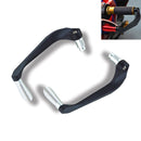 2 PCS Motorcycle Modification Accessories Striped Horn Shape Gear Brake Clutch Handbrake(Silver)
