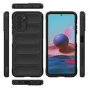 For Xiaomi Redmi Note 10 4G Magic Shield TPU + Flannel Phone Case(Sky Blue)