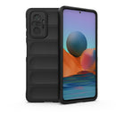 For Xiaomi Redmi Note 10 Pro 4G Magic Shield TPU + Flannel Phone Case (Black)
