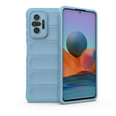 For Xiaomi Redmi Note 10 Pro 4G Magic Shield TPU + Flannel Phone Case(Sky Blue)