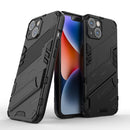 For iPhone 14 Plus Punk Armor 2 in 1 PC + TPU Phone Case (Black)