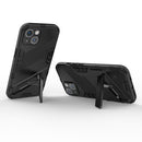 For iPhone 14 Plus Punk Armor 2 in 1 PC + TPU Phone Case (Black)