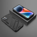 For iPhone 14 Plus Punk Armor 2 in 1 PC + TPU Phone Case (Black)