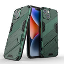 For iPhone 14 Plus Punk Armor 2 in 1 PC + TPU Phone Case (Green)