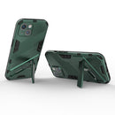 For iPhone 14 Plus Punk Armor 2 in 1 PC + TPU Phone Case (Green)