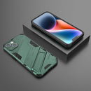 For iPhone 14 Plus Punk Armor 2 in 1 PC + TPU Phone Case (Green)