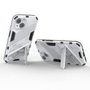 For iPhone 14 Plus Punk Armor 2 in 1 PC + TPU Phone Case (White)