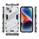 For iPhone 14 Plus Punk Armor 2 in 1 PC + TPU Phone Case (White)