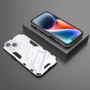 For iPhone 14 Plus Punk Armor 2 in 1 PC + TPU Phone Case (White)