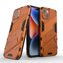 For iPhone 14 Plus Punk Armor 2 in 1 PC + TPU Phone Case (Orange)