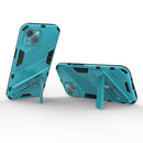 For iPhone 14 Plus Punk Armor 2 in 1 PC + TPU Phone Case (Blue)