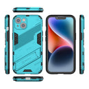 For iPhone 14 Plus Punk Armor 2 in 1 PC + TPU Phone Case (Blue)