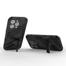 Punk Armor 2 in 1 PC + TPU Phone Case For iPhone 14 Pro(Black)