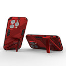 For iPhone 14 Pro Max Punk Armor 2 in 1 PC + TPU Phone Case (Red)