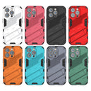 For iPhone 14 Pro Max Punk Armor 2 in 1 PC + TPU Phone Case (Red)