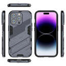For iPhone 14 Pro Max Punk Armor 2 in 1 PC + TPU Phone Case (Grey)